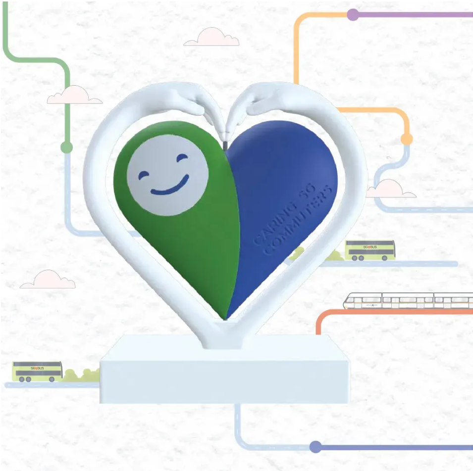 Caring Commuter Parners Award Trophy